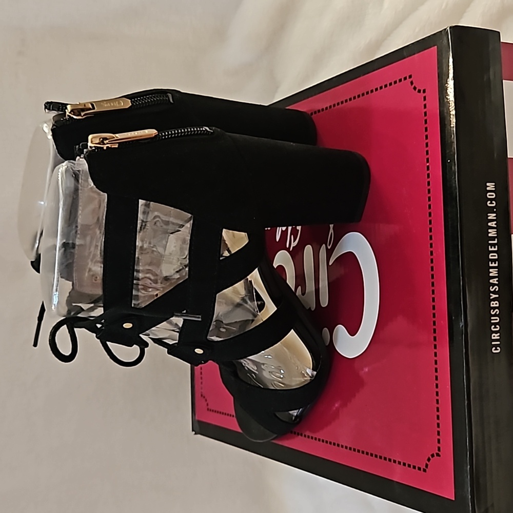 NWT Sam Edelman Black Block Heel